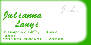 julianna lanyi business card